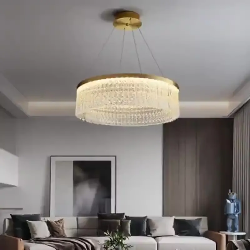 Nordic chandelier Main Living Room Postmodern Light Luxury High-End Bedroom Lamp Atmospheric Restaurant Crystal chandeliers
Nordic chandelier Main Living Room Postmodern Light Luxury High-End Bedroom Lamp Atmospheric Restaurant Crystal chandeliers