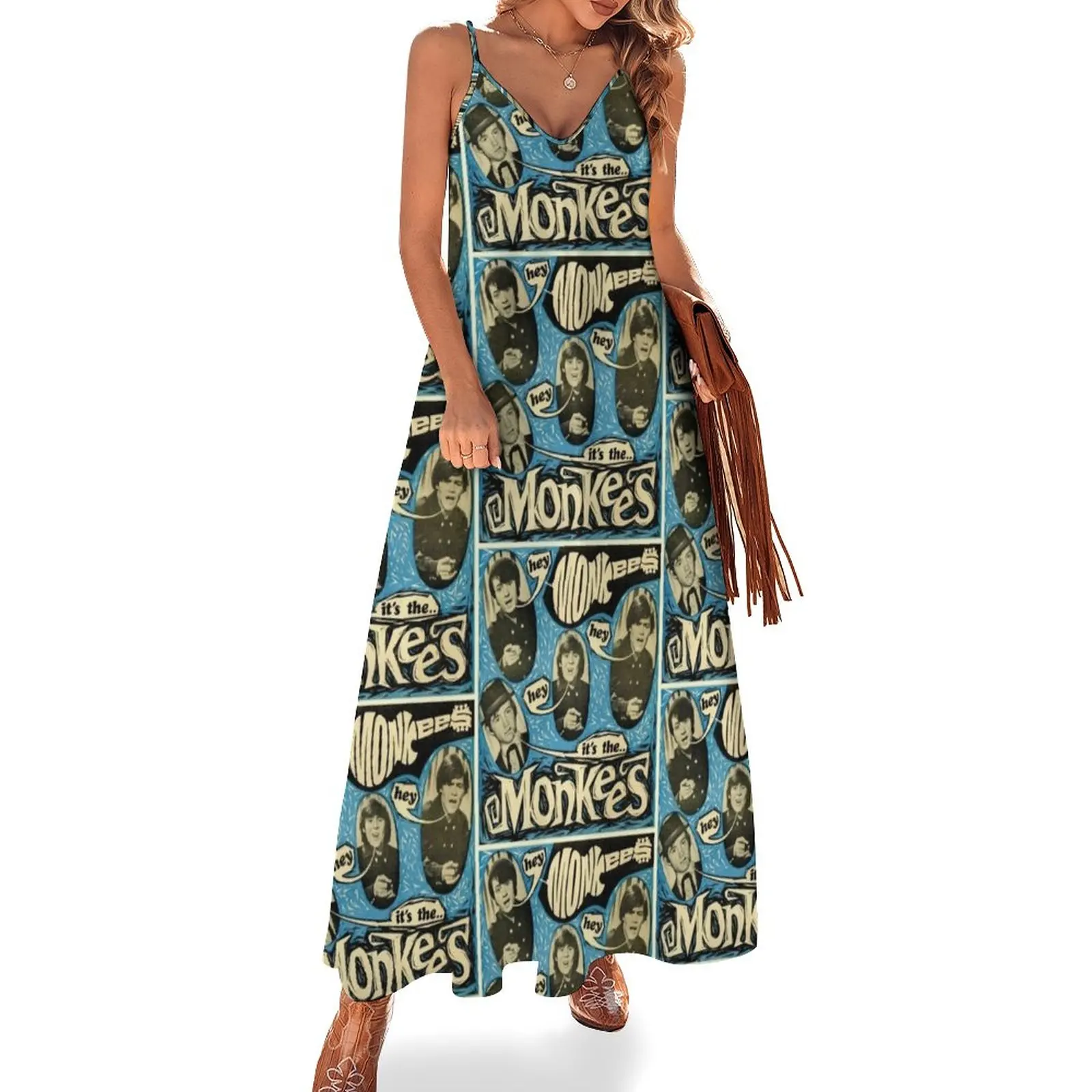 Monkees Sleeveless Dress Dress woman women evening dress Aesthetic clothing Dresses gala
Monkees Sleeveless Dress Dress woman women evening dress Aesthetic clothing Dresses gala