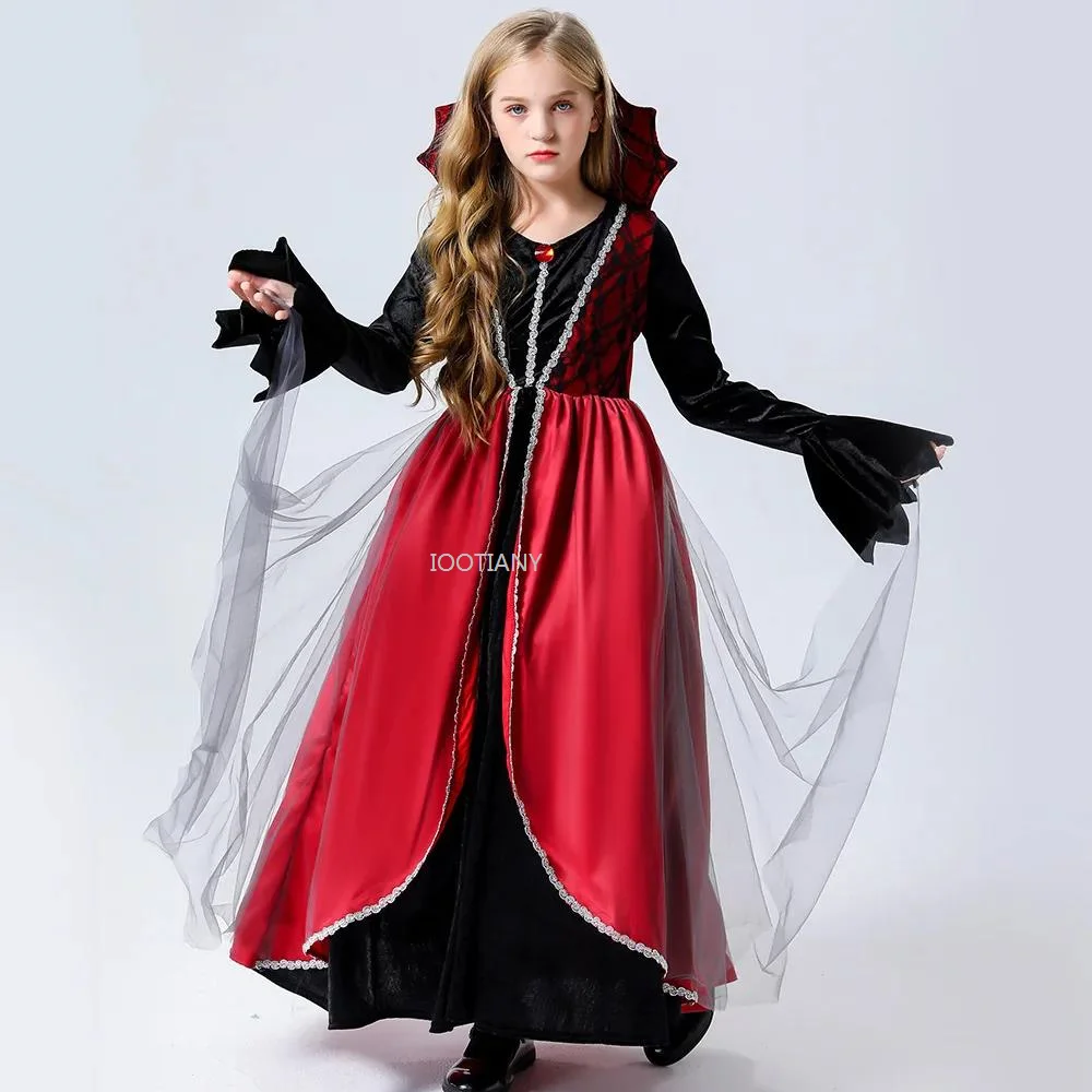 Children Stage Performance Vampire Costumes Kids Children Vampiress Role Play Cosplay Outfits Haunted House Party Game Dress Up
Children Stage Performance Vampire Costumes Kids Children Vampiress Role Play Cosplay Outfits Haunted House Party Game Dress Up