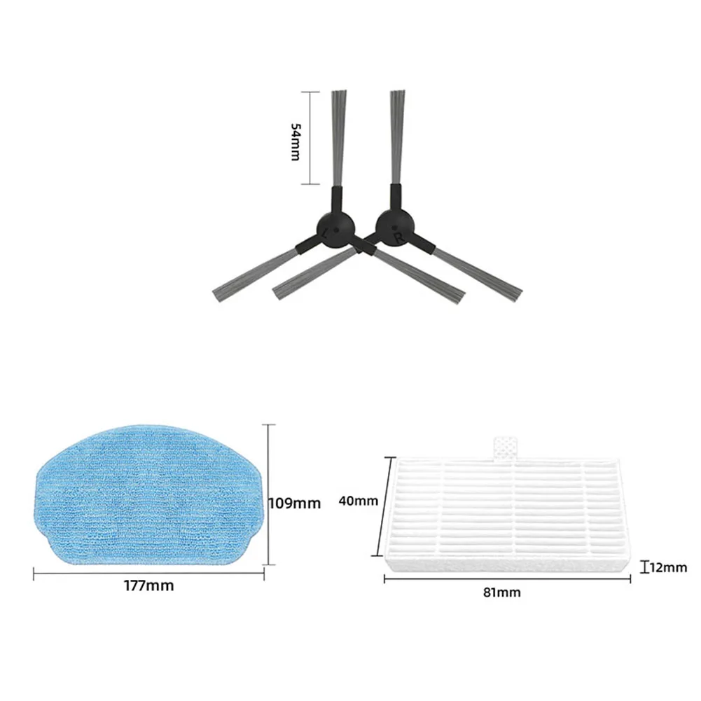Filter Brush Mop Pad Side Brush Kit For MAMNV BR150/BR151 2-In-1 Robot Vacuum Cleaner Parts Accessories Household
Filter Brush Mop Pad Side Brush Kit For MAMNV BR150/BR151 2-In-1 Robot Vacuum Cleaner Parts Accessories Household