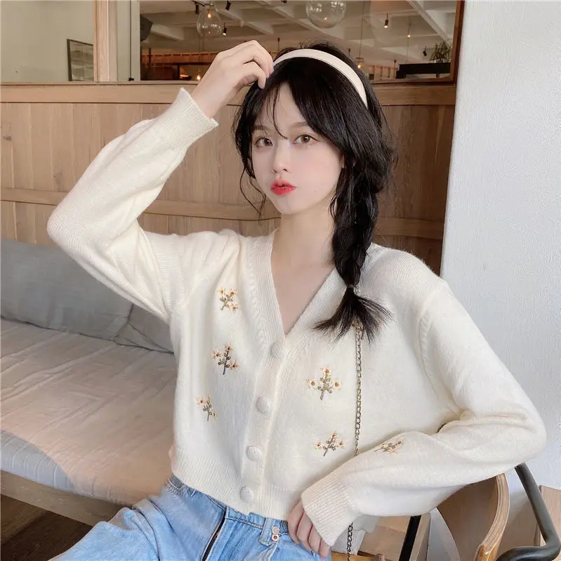 2022 Autumn New Light Luxury Fashion Korean Version Short Embroidered Knitted Women Clothing Loose and Thin Fashion Casual
2022 Autumn New Light Luxury Fashion Korean Version Short Embroidered Knitted Women Clothing Loose and Thin Fashion Casual