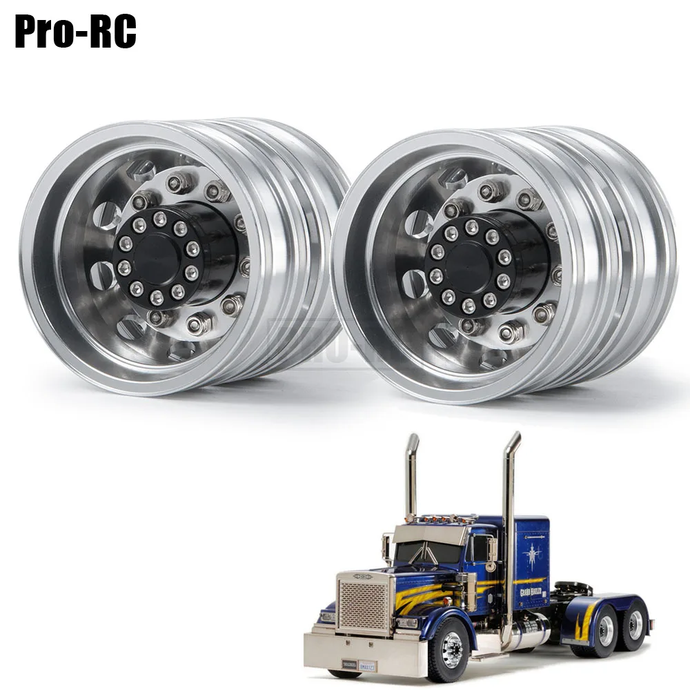 2/4Pcs Aluminium Alloy Beadlock Bearing HEX Rear Wheels Rim Hub For 1/14 RC CAR Tamiya Tractor Trailer Truck
2/4Pcs Aluminium Alloy Beadlock Bearing HEX Rear Wheels Rim Hub For 1/14 RC CAR Tamiya Tractor Trailer Truck