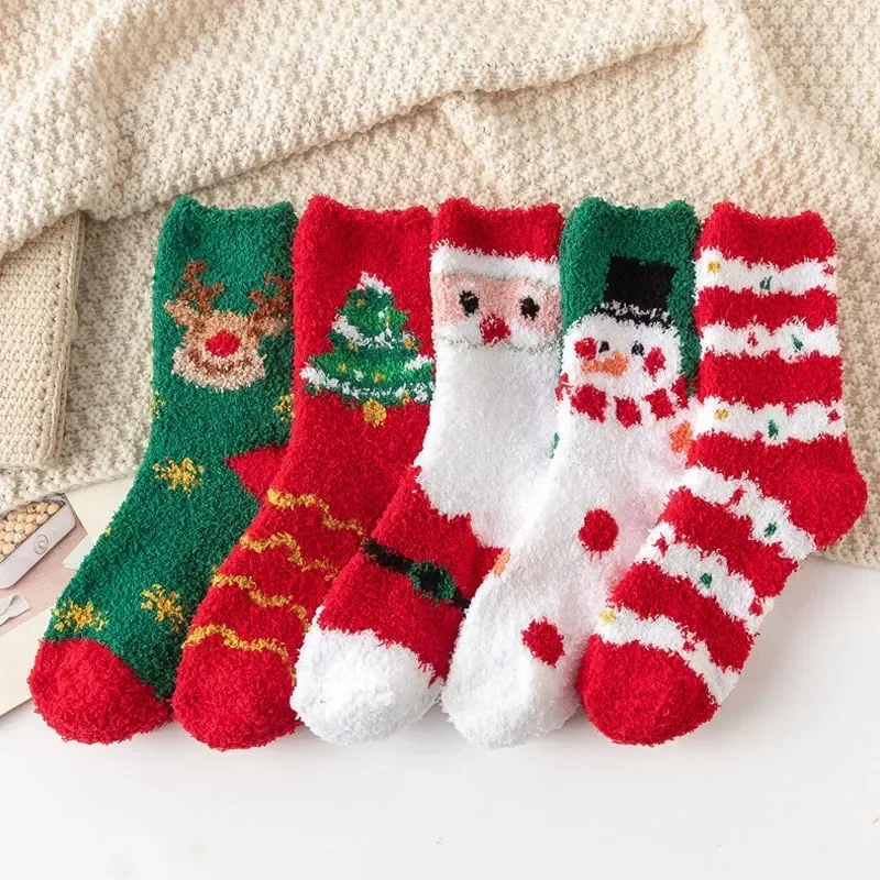 Funny Plus Warm Christmas Girl Sock Cute Kawai Thicken Socks Winter 2023 Women Cotton Year New Snow Gift 5pairs/set
Funny Plus Warm Christmas Girl Sock Cute Kawai Thicken Socks Winter 2023 Women Cotton Year New Snow Gift 5pairs/set