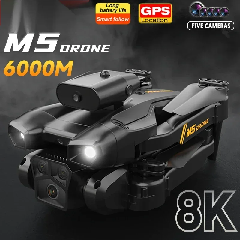 8K Professional HD Aerial Photography Five-Camera Dron Original New Omnidirectional Obstacle Avoidance Drone 6000M M5 Drone
8K Professional HD Aerial Photography Five-Camera Dron Original New Omnidirectional Obstacle Avoidance Drone 6000M M5 Drone