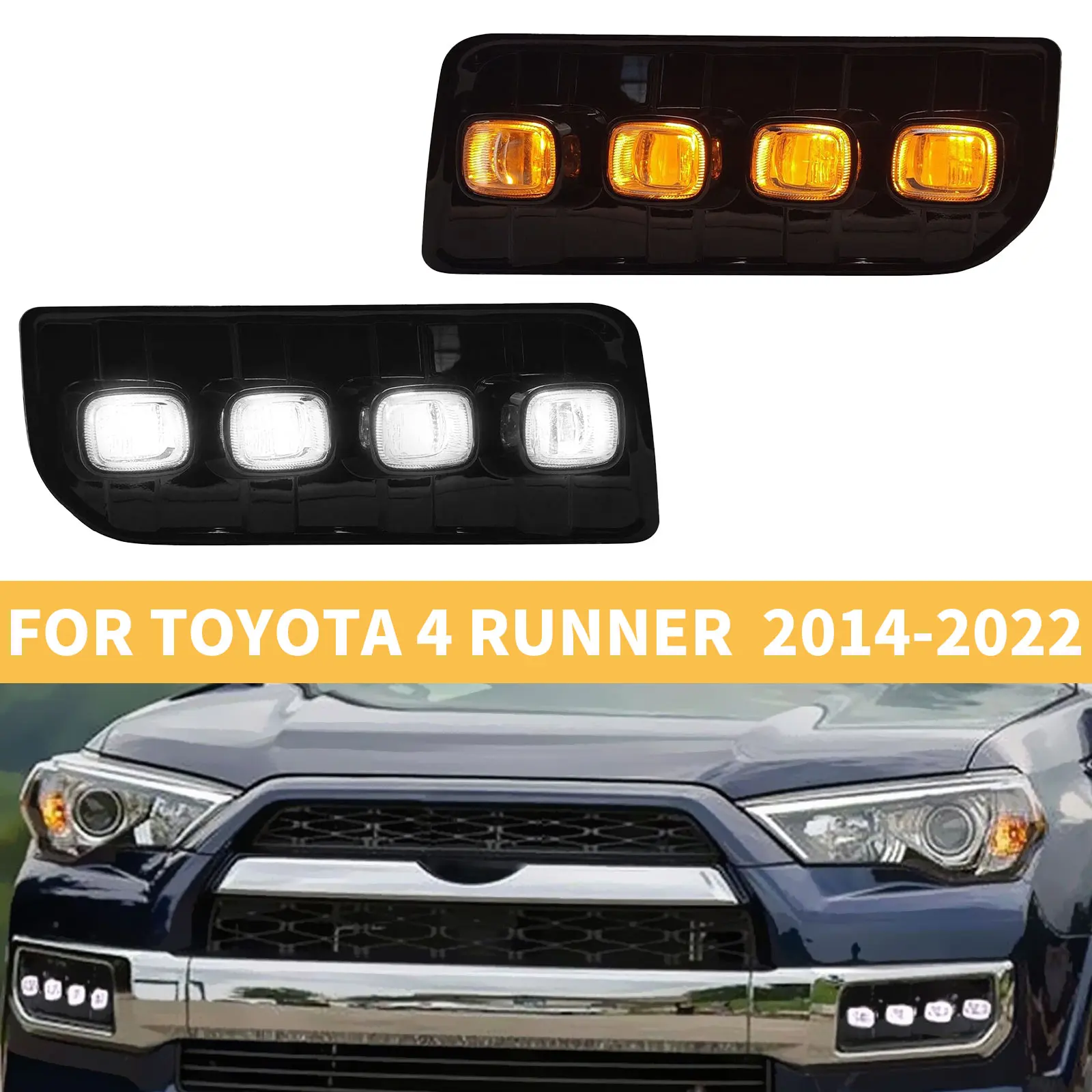 Limited Fog Lamp Daytime Running Light DRL LED Turn For 2014-2022 Toyota 4Runner
Limited Fog Lamp Daytime Running Light DRL LED Turn For 2014-2022 Toyota 4Runner