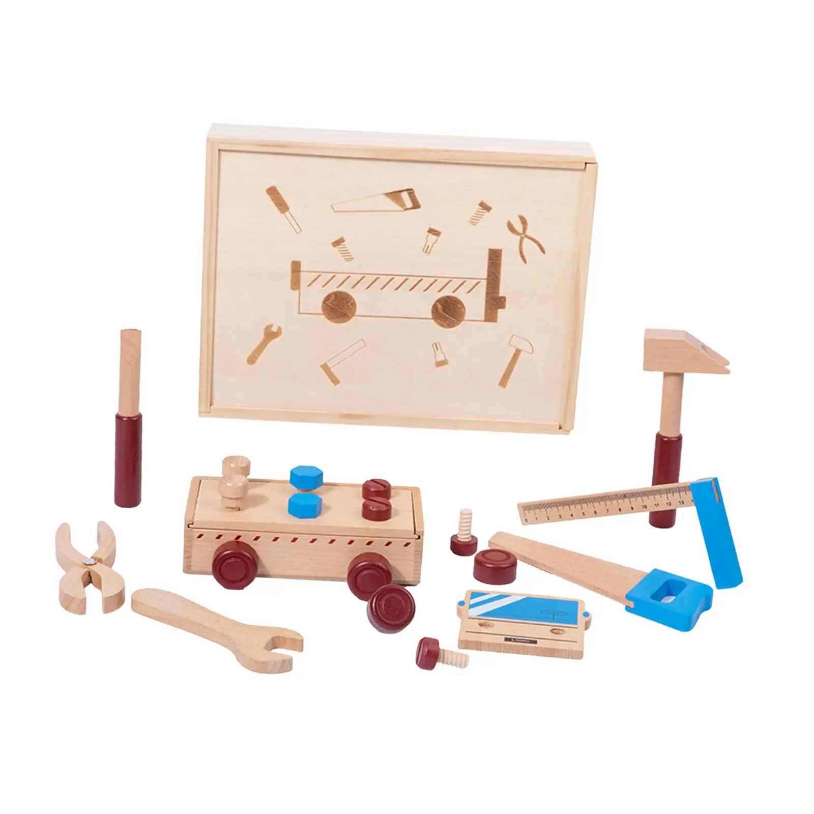 Model Building Tool Kits Role Play Toys Educational Toys Development Fine Motor Skills Tool Box Toys for Toddlers Girls Children
Model Building Tool Kits Role Play Toys Educational Toys Development Fine Motor Skills Tool Box Toys for Toddlers Girls Children