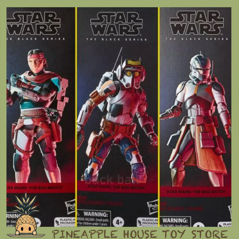 

6 Inch 1/12 Star The Wars Black Series Anime Figure The Bad Batch Wrecker Tech Echo Clone Commando Hunter Action Figure Toy Gift