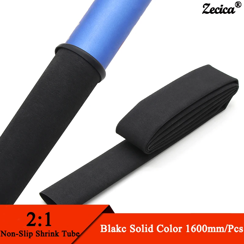 

1.6m/Piece Solid Color Non Slip Heat Shrink Tube Anti-slip Insulation Sleeve 20/22/25/28/30/35/40mm Waterproof Fishing Rod Wrap