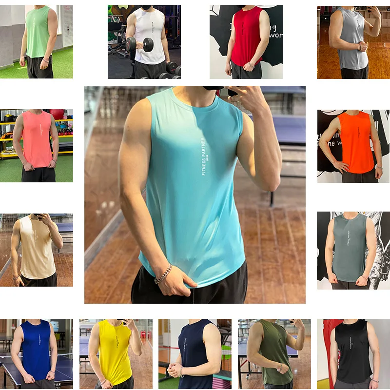 Quick-drying vest fitness breathable running men's sleeveless T-shirt loose men's sports vest
Quick-drying vest fitness breathable running men's sleeveless T-shirt loose men's sports vest