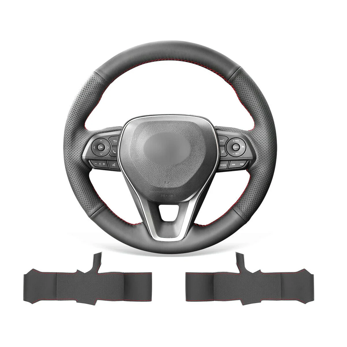 DIY Hand Suture Artificial Leather Car Steering Wheel Cover For Toyota Camry Corolla RAV4 Car Accessories
DIY Hand Suture Artificial Leather Car Steering Wheel Cover For Toyota Camry Corolla RAV4 Car Accessories
