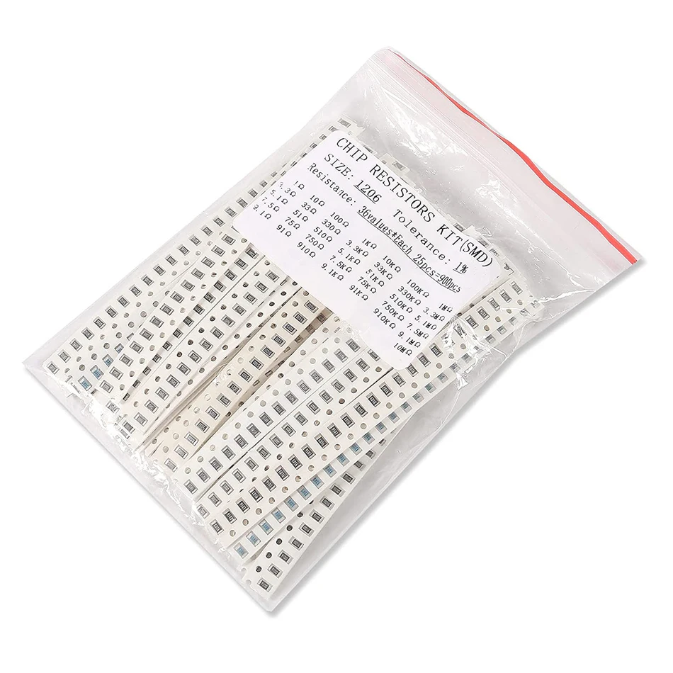 1206 SMD чип комплект фиксированного резистора 1% 1/4 Вт 0,25 Вт 1 Ом-10 м ом 36 значений 25 шт. всего 900 шт. чиповый резистор Ассорти образцов комплект
1206 SMD чип комплект фиксированного резистора 1% 1/4 Вт 0,25 Вт 1 Ом-10 м ом 36 значений 25 шт. всего 900 шт. чиповый резистор Ассорти образцов комплект