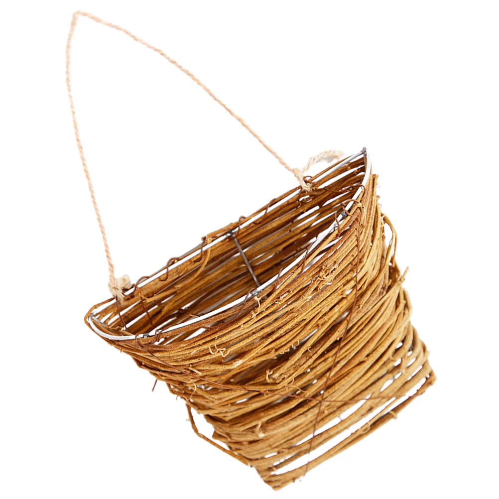 Woven Hanging Basket Small Hanging Flower Basket Wall Hanging Flower Basket for Thanksgiving Day
Woven Hanging Basket Small Hanging Flower Basket Wall Hanging Flower Basket for Thanksgiving Day