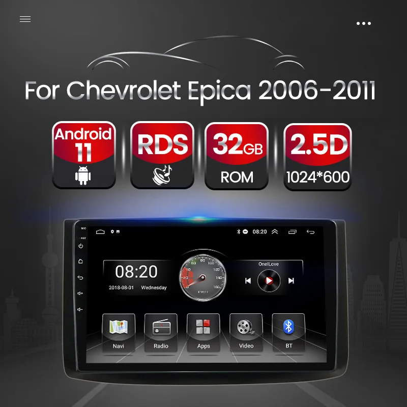 Android 11 HD 1024*600 For Chevrolet Lova Captiva Gentra Aveo Epica 2006-2011 Car Auto Radio Multimedia Player GPS FM Navigation
Android 11 HD 1024*600 For Chevrolet Lova Captiva Gentra Aveo Epica 2006-2011 Car Auto Radio Multimedia Player GPS FM Navigation