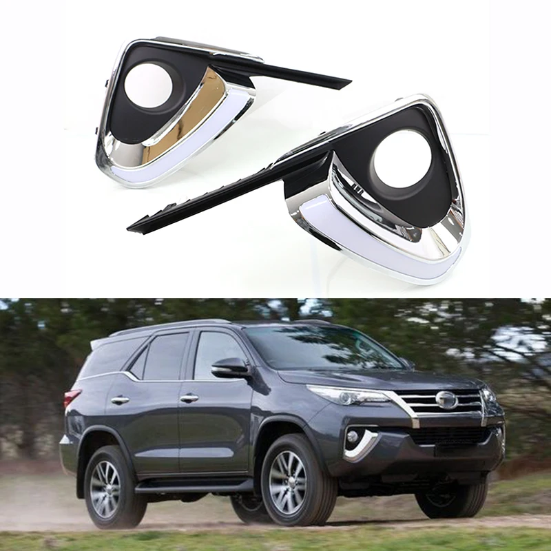 OKEEN 2pc LED Daytime Running Light For Toyota Fortuner 2015 2016 2017 2018 Car Driving Turn Signal Light DRL Auto Headlight 12V
OKEEN 2pc LED Daytime Running Light For Toyota Fortuner 2015 2016 2017 2018 Car Driving Turn Signal Light DRL Auto Headlight 12V