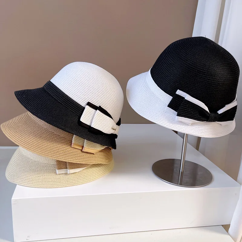 2023 Women Harajuku Bow Bucket Hat Solid Men Fishing Fisherman Hat Summer Straw Sun Hat Outdoor Panama Beach Cap Designer Hats
2023 Women Harajuku Bow Bucket Hat Solid Men Fishing Fisherman Hat Summer Straw Sun Hat Outdoor Panama Beach Cap Designer Hats