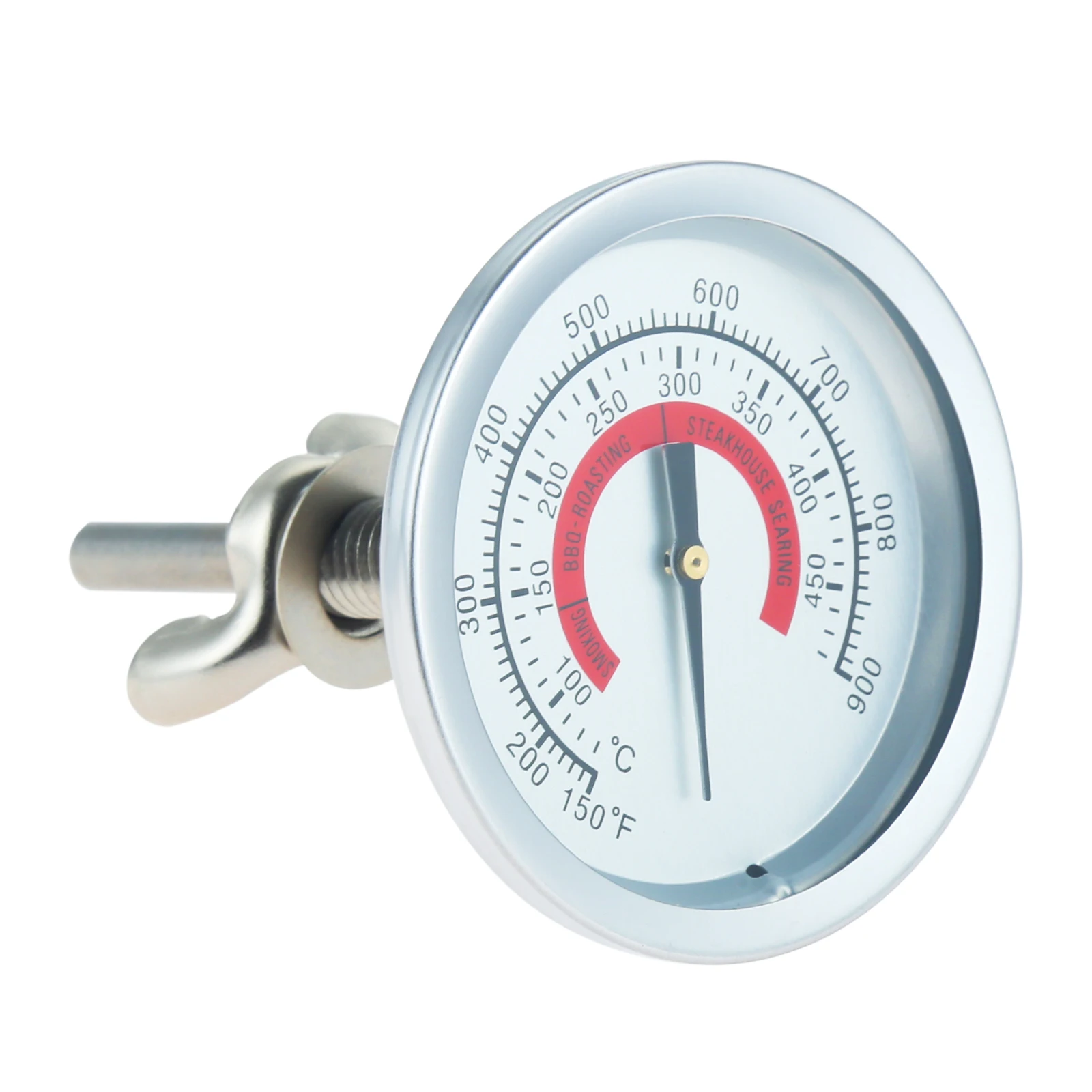 

Биметаллический измеритель температуры для барбекю, гриля, коптильницы, термометр, индикатор 150-900 ℉ 100-450 ℃, кухонный инструмент, контроль нагрева выпечки