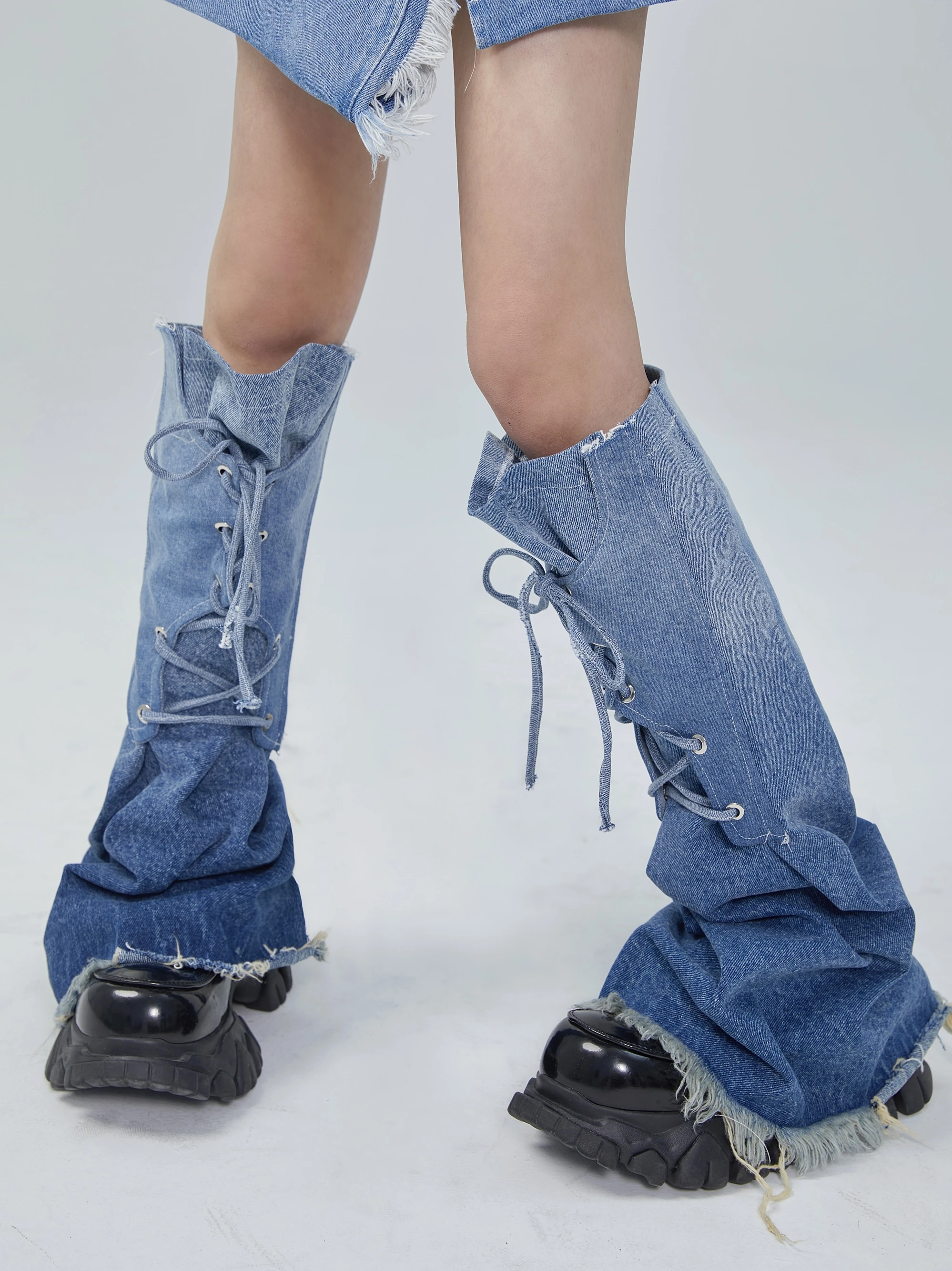 New Spring Autumn Punk Gothic Lace-Up Splicing Harajuku Japanese Leg Warmer Foot Sock Blue Leg Cover
New Spring Autumn Punk Gothic Lace-Up Splicing Harajuku Japanese Leg Warmer Foot Sock Blue Leg Cover