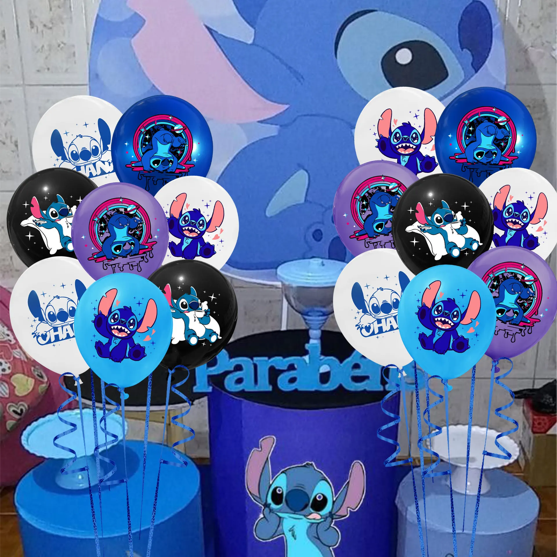 Disney Anime Lilo & Stitch Theme Balloon Cute Cartoon Stitch Latex Balloon Set Children's Party Celebration Birthday Decoration
Disney Anime Lilo & Stitch Theme Balloon Cute Cartoon Stitch Latex Balloon Set Children's Party Celebration Birthday Decoration