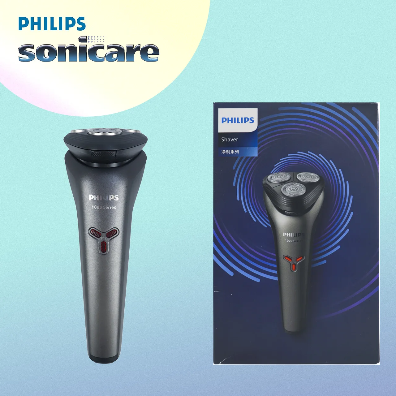 

Philips 1000 series S1213 men's shaver Rotation shaver Anthracite, Black, Stainless steel