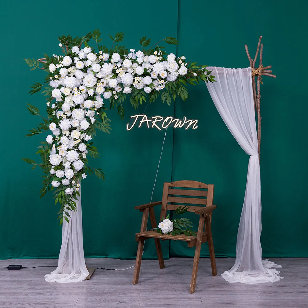 1.2m*1.3m White Rose Green triangle Flower Runner Flower Arrangement Row Wedding Decoration Corner Floral Home Decor Party Props
1.2m*1.3m White Rose Green triangle Flower Runner Flower Arrangement Row Wedding Decoration Corner Floral Home Decor Party Props
