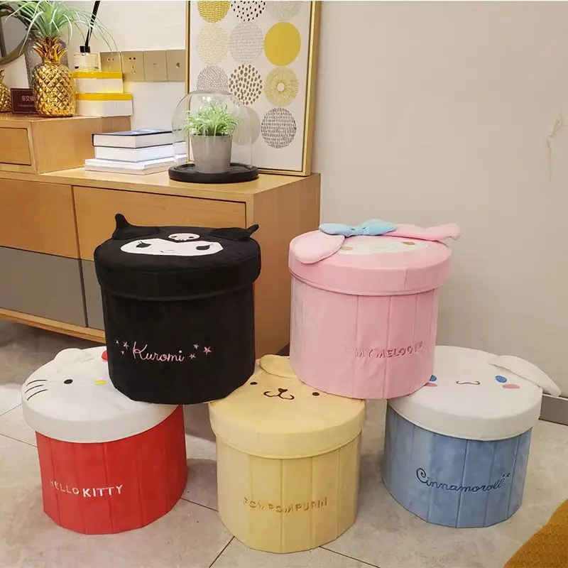 Kawaii Sanrio Hello Kitty Storage Box Cartoon My Melody Cinnamoroll Kuromi Cute Anime Multifunctional Sitting Stool Gifts Girls
Kawaii Sanrio Hello Kitty Storage Box Cartoon My Melody Cinnamoroll Kuromi Cute Anime Multifunctional Sitting Stool Gifts Girls