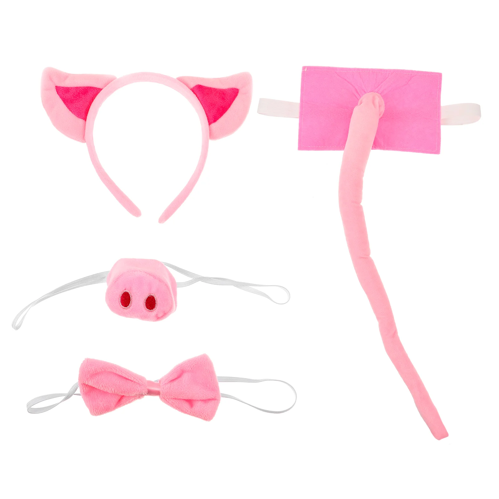 1 Set Pig Headband Tail Nose Bowtie Costume Adorable Pig Cosplay Props Stage Performance Prop
1 Set Pig Headband Tail Nose Bowtie Costume Adorable Pig Cosplay Props Stage Performance Prop