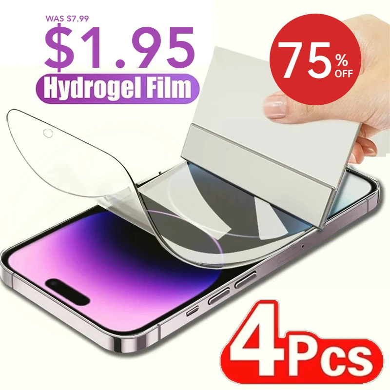 99D Full Cover Hydrogel Film For iPhone 14 15 11 12 13 Pro Max 6S 7 8 14 Plus Screen Protector For iPhone 13 12 Mini X XR XS MAX
99D Full Cover Hydrogel Film For iPhone 14 15 11 12 13 Pro Max 6S 7 8 14 Plus Screen Protector For iPhone 13 12 Mini X XR XS MAX