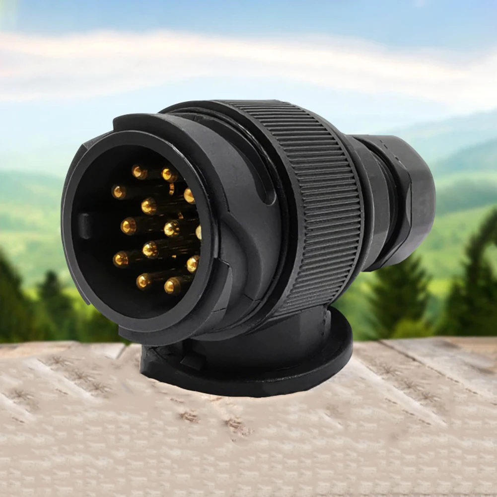 1pc Car Black Euro 13 Pin RV Plug 13 Pole Trailer Short Connector RV Replacement Parts Accessories Bayonet Closure High Quality
1pc Car Black Euro 13 Pin RV Plug 13 Pole Trailer Short Connector RV Replacement Parts Accessories Bayonet Closure High Quality