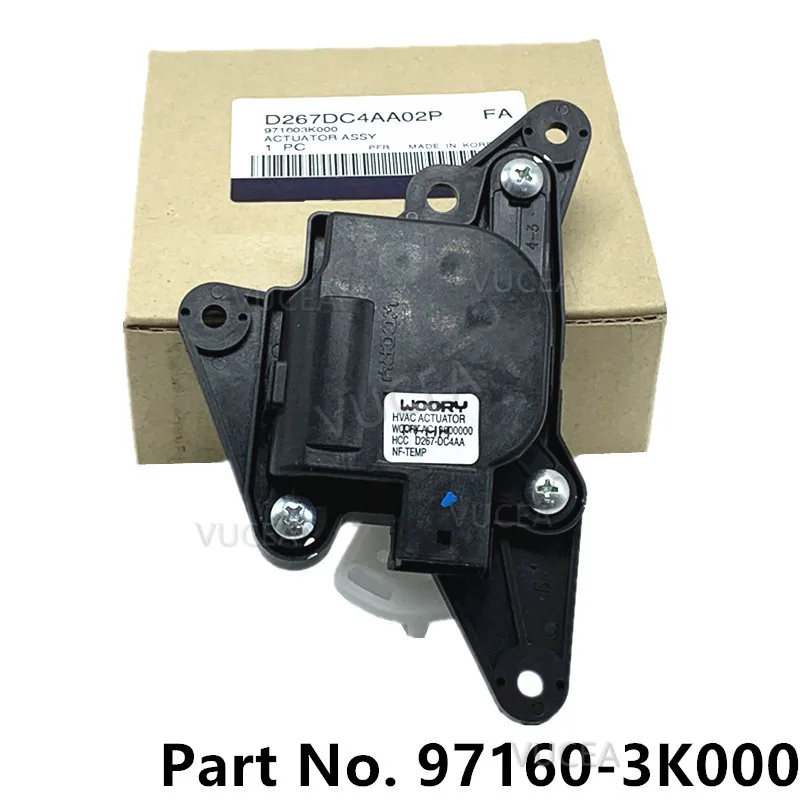 D267DC4AA02P HVAC Heater Blend Door Actuator Motor For Hyundai Sonata Azera Santa Fe 971603K000 97160 3K000 97160-3K000
D267DC4AA02P HVAC Heater Blend Door Actuator Motor For Hyundai Sonata Azera Santa Fe 971603K000 97160 3K000 97160-3K000