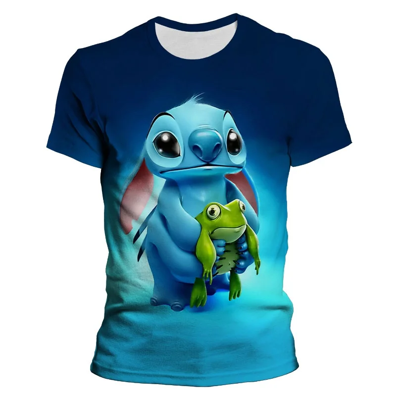 2024 New Summer Short Sleeve Lilo & Stitch T Shirt Men Women Print 3D T-Shirt Cartoon Anime Streetwear Funny Tops Tees
2024 New Summer Short Sleeve Lilo & Stitch T Shirt Men Women Print 3D T-Shirt Cartoon Anime Streetwear Funny Tops Tees