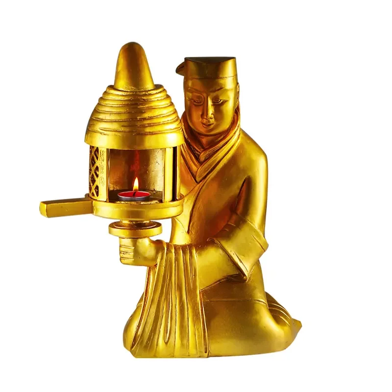 Antique Bronze Ware Decoration Han Gilt Bronze Human-Shaped Lamp Copper Chinese Floor Lamp HumanShaped Palace Antique Collection
Antique Bronze Ware Decoration Han Gilt Bronze Human-Shaped Lamp Copper Chinese Floor Lamp HumanShaped Palace Antique Collection