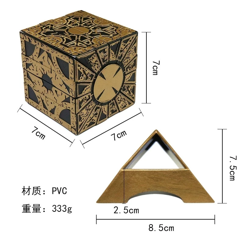 Cube Lock Box Action Toys Figures Terror Film Puzzle Removable Multifunctional Movie Anime Fierce Ghost Chasing Hell Magic Box
Cube Lock Box Action Toys Figures Terror Film Puzzle Removable Multifunctional Movie Anime Fierce Ghost Chasing Hell Magic Box