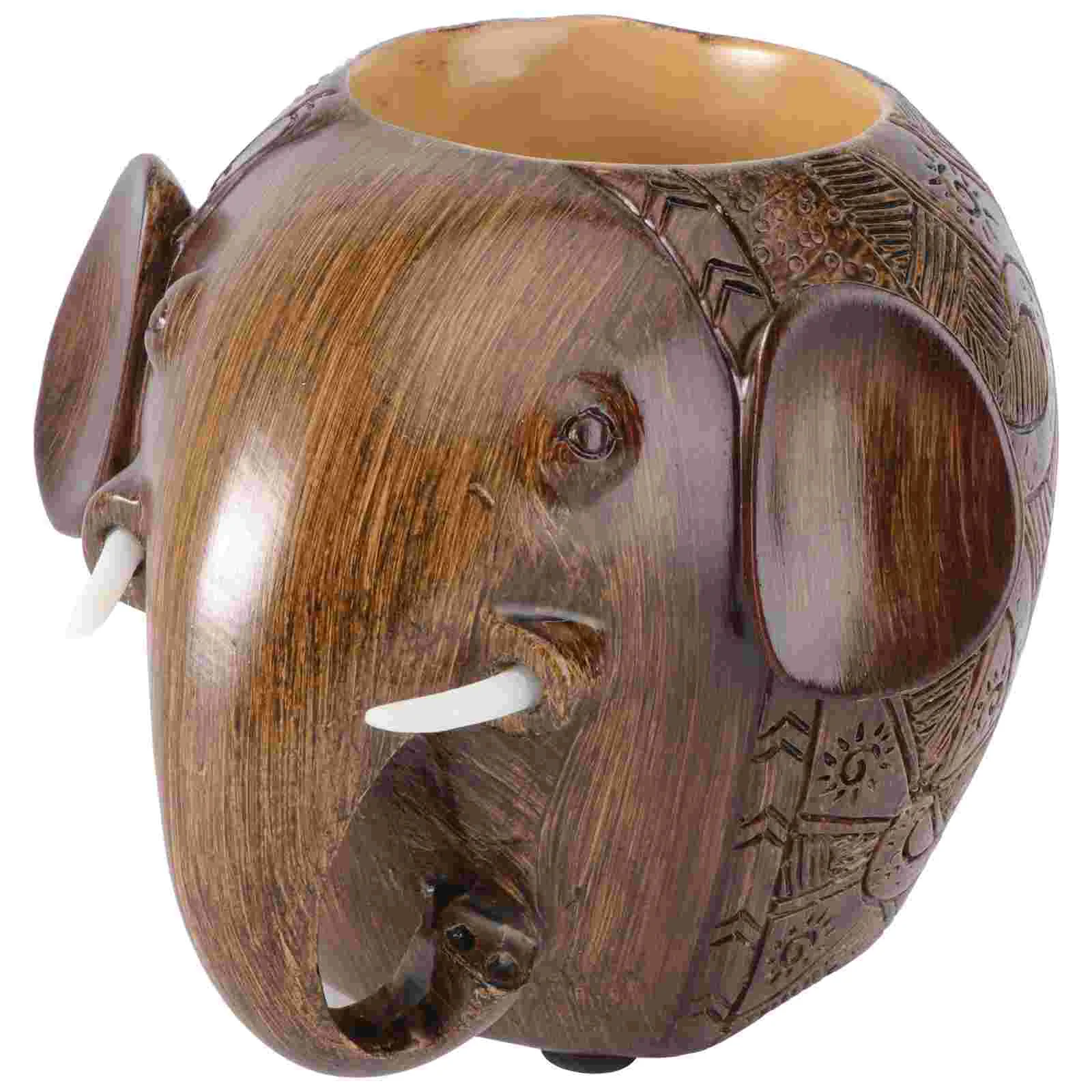 Creative Wood Elephant Brush Pot Desk Organizer Pencil Holder Stationery Box for Office School
Creative Wood Elephant Brush Pot Desk Organizer Pencil Holder Stationery Box for Office School