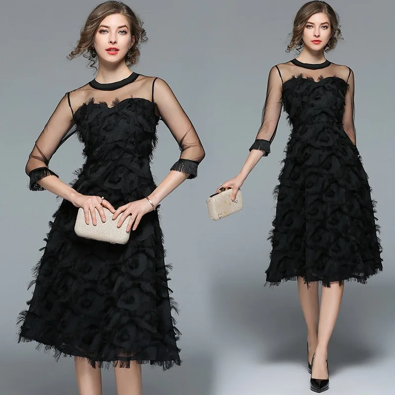 New Tassel Feather Dress for Women Sleeves Length Gauze Temperament Princess Skirt Fluffy Skirt Women Dress Summer Dress Women
New Tassel Feather Dress for Women Sleeves Length Gauze Temperament Princess Skirt Fluffy Skirt Women Dress Summer Dress Women