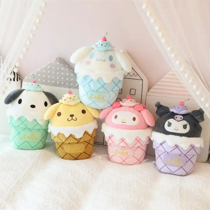 New Cartoon Kawaii Cute Ice Cream Sanrio Kurome Melody Cinnamoroll Pillow Cushion Doll Children's Birthday Best Gift
New Cartoon Kawaii Cute Ice Cream Sanrio Kurome Melody Cinnamoroll Pillow Cushion Doll Children's Birthday Best Gift