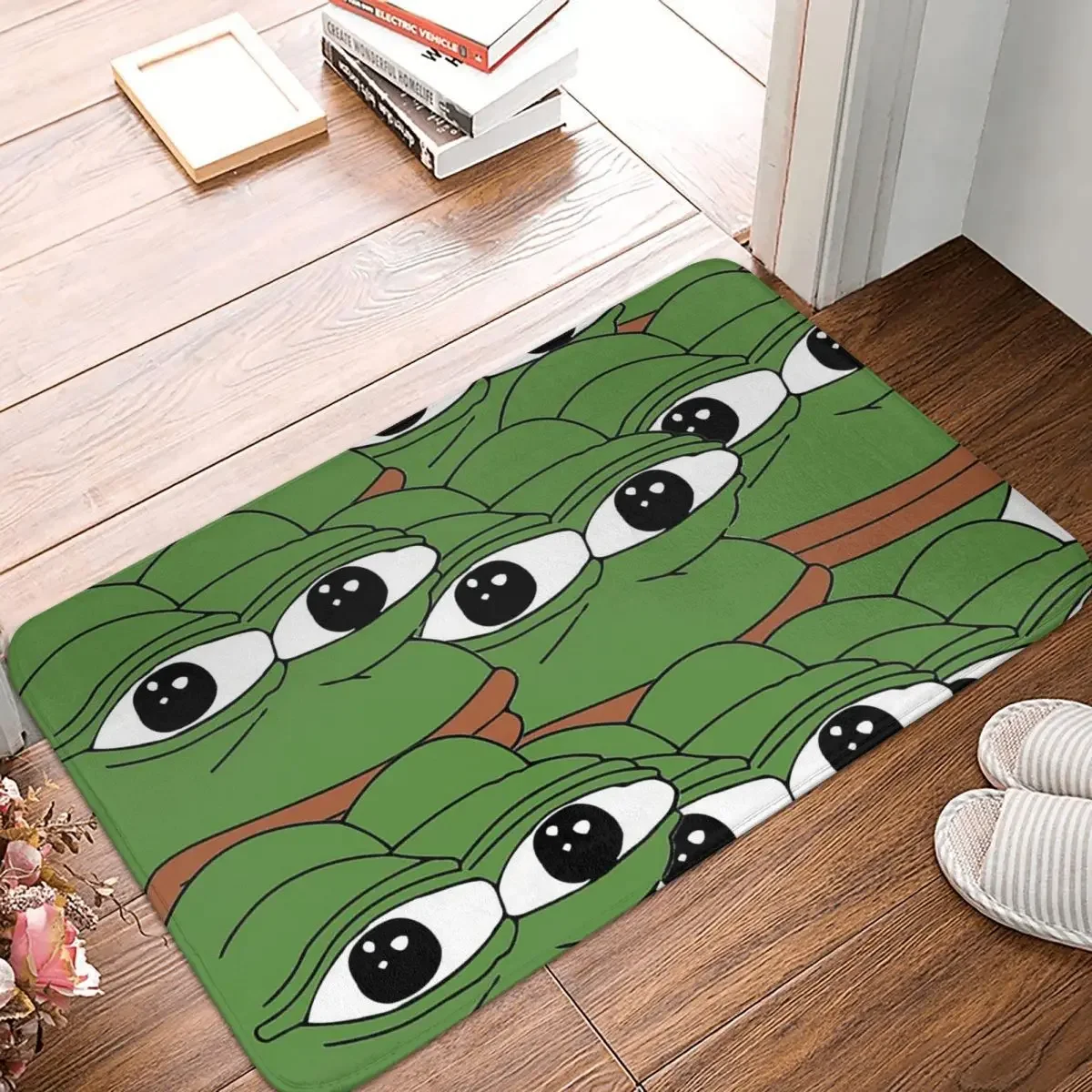 Pepe The Frog Non-slip Doormat Living Room Mat Face Hallway Carpet Entrance Door Rug Home Decor
Pepe The Frog Non-slip Doormat Living Room Mat Face Hallway Carpet Entrance Door Rug Home Decor