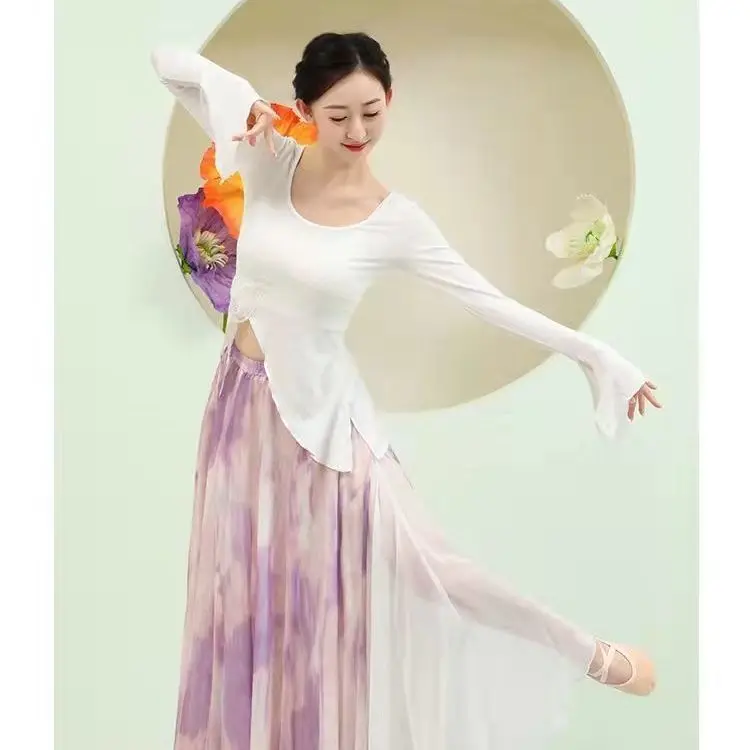 Chinese Style New Dance Costume Classical Dance Butterfly Qipao Top Oriental Style Dance Top Women Elegant Folk Dance Top
Chinese Style New Dance Costume Classical Dance Butterfly Qipao Top Oriental Style Dance Top Women Elegant Folk Dance Top