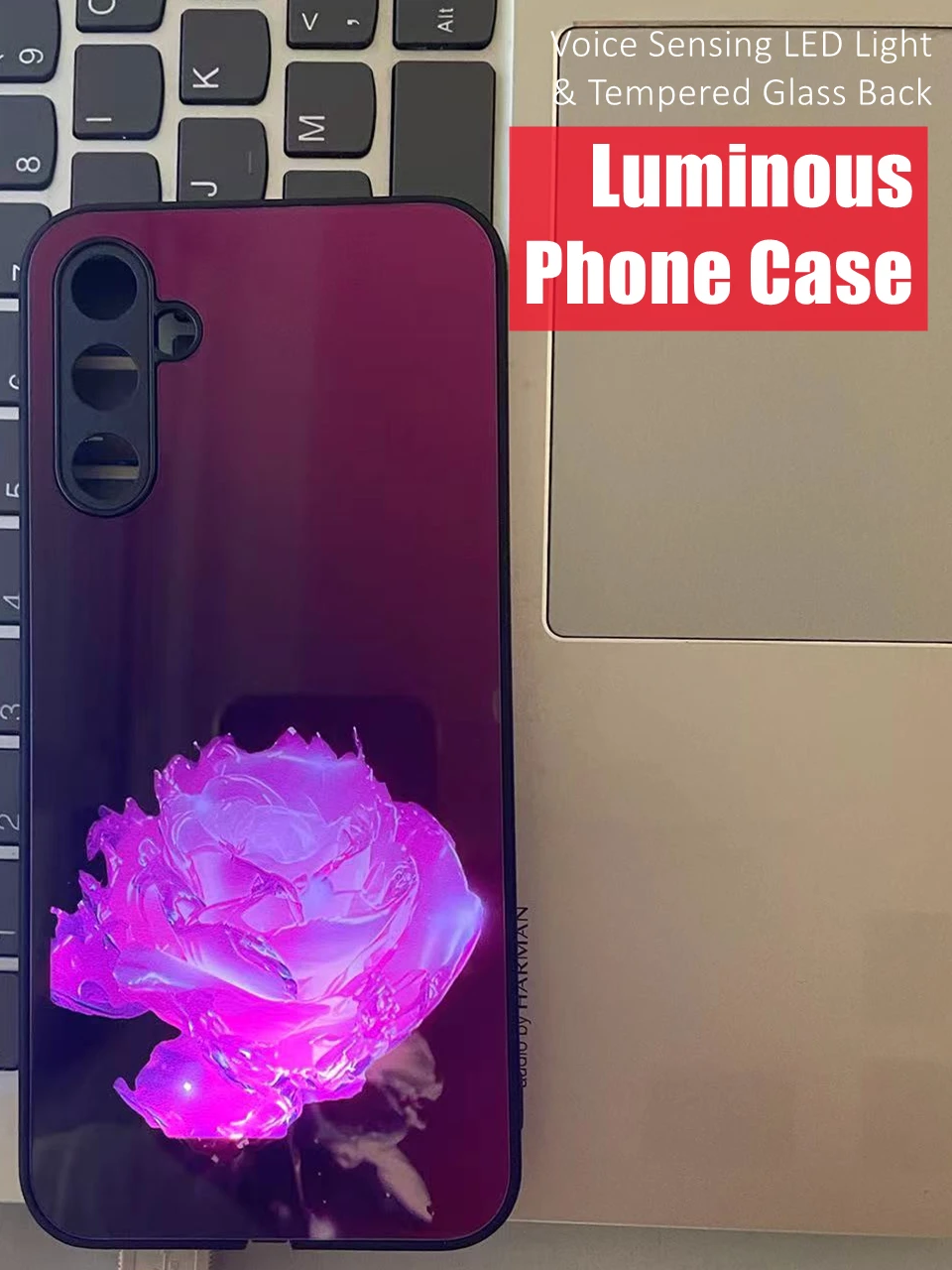 Fairy Rose Colorful LED Light Glowing Luminous Tempered Glass Back Phone Case for iPhone 11 12 13 14 X Xs Xr Mini Pro Max Plus
Fairy Rose Colorful LED Light Glowing Luminous Tempered Glass Back Phone Case for iPhone 11 12 13 14 X Xs Xr Mini Pro Max Plus