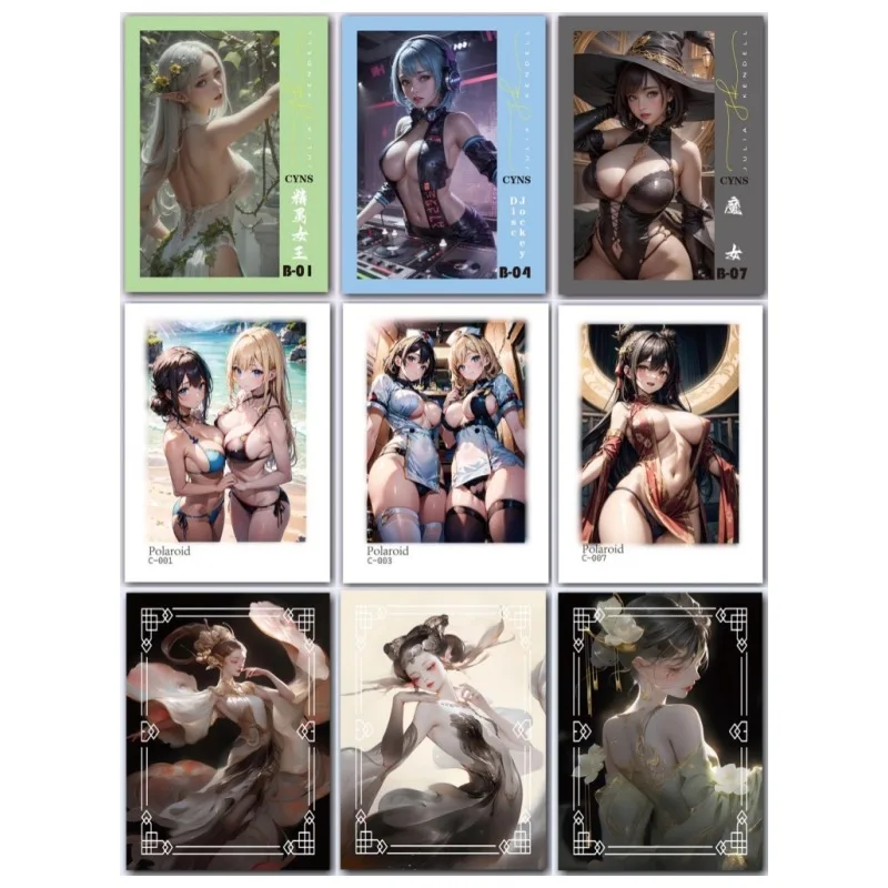 ACG Sexy Girl Swimsuit Beauty Animation Characters Multi-process Thick Card Anime Classics Game Collection Cards Toy Gift
ACG Sexy Girl Swimsuit Beauty Animation Characters Multi-process Thick Card Anime Classics Game Collection Cards Toy Gift