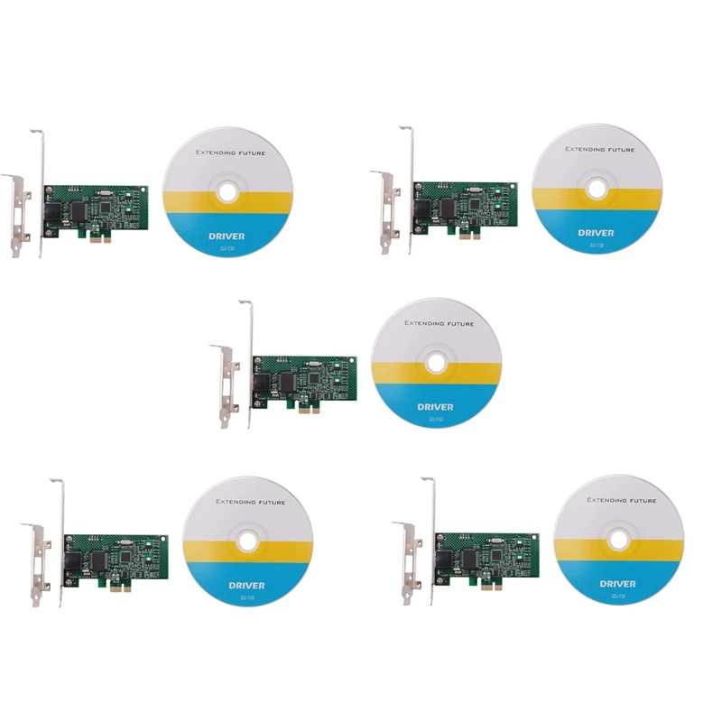 5-кратный гигабитный сетевой адаптер PCI-E для чипсета истекающий 9301ct CT 82574L
5-кратный гигабитный сетевой адаптер PCI-E для чипсета истекающий 9301ct CT 82574L