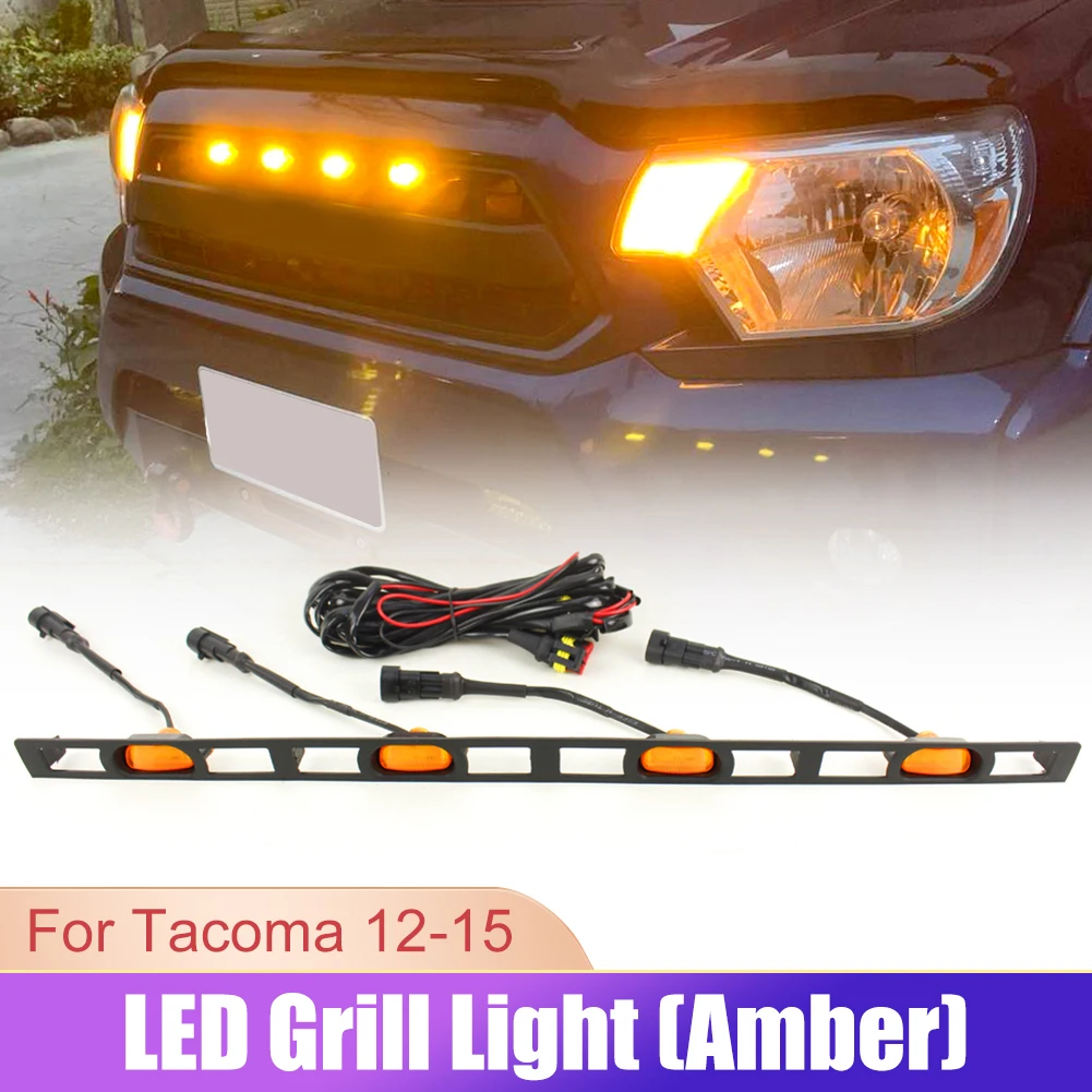 Car LED Grill Light Universal 12V Front Amber Grille Lighting With Fuse Harness Pickup Off Road Warning Fog Lamp Smoked Lens
Car LED Grill Light Universal 12V Front Amber Grille Lighting With Fuse Harness Pickup Off Road Warning Fog Lamp Smoked Lens