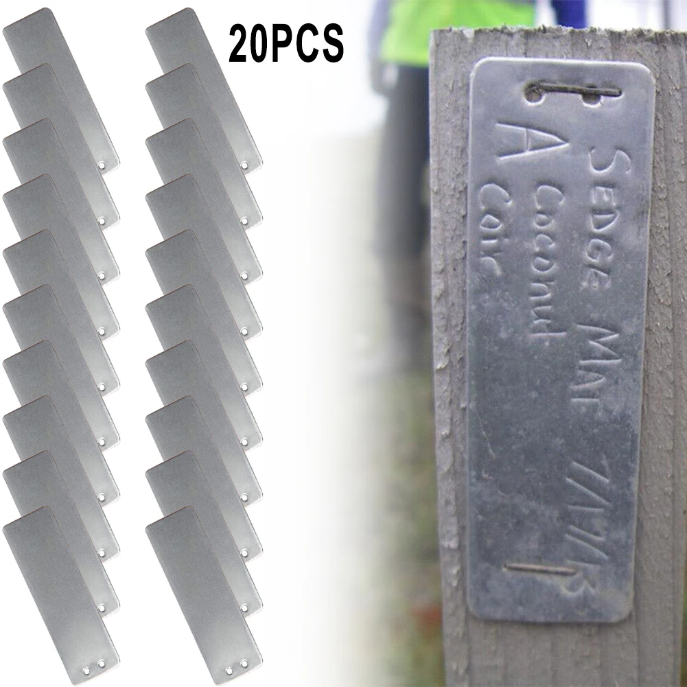 20 Pcs Aluminum Plant Labels Double Sided Metal Labels Nursery Tray Markers Tree ID Tags Durable Waterproof Gardening Tools
20 Pcs Aluminum Plant Labels Double Sided Metal Labels Nursery Tray Markers Tree ID Tags Durable Waterproof Gardening Tools