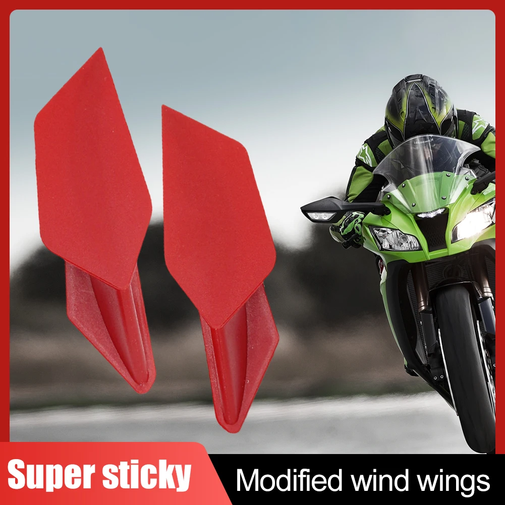 2pcs Motorcycle Aerodynamic Winglets Dynamic Spoiler Wing Kit Adhesive for Yamaha Suzuki Kawasaki Honda H2/H2R Accessories
2pcs Motorcycle Aerodynamic Winglets Dynamic Spoiler Wing Kit Adhesive for Yamaha Suzuki Kawasaki Honda H2/H2R Accessories