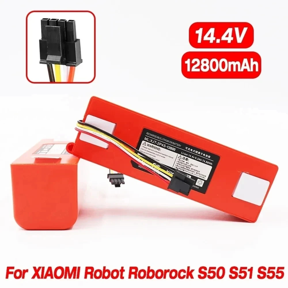 Аккумулятор для робота-пылесоса Xiaomi Roborock S55 S60 S65 S50 S51 S5 MAX S6, 14,4 В, 6500 мАч
Аккумулятор для робота-пылесоса Xiaomi Roborock S55 S60 S65 S50 S51 S5 MAX S6, 14,4 В, 6500 мАч