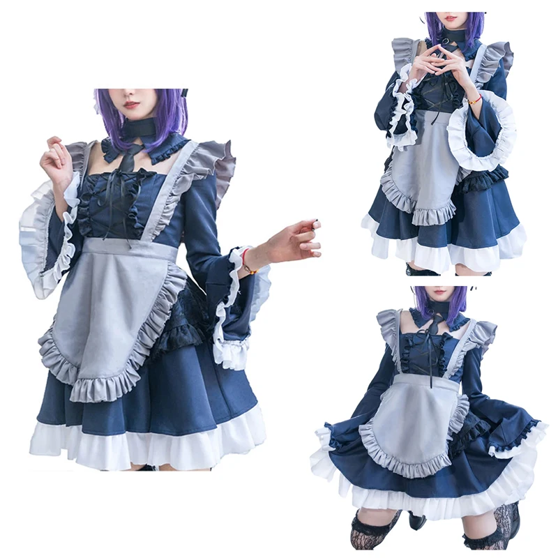 My Dress-Up Darling Kitagawa Marin Cosplay Maid Dress Costume Women Dress Headband Outfits Halloween Party Disguise Suits
My Dress-Up Darling Kitagawa Marin Cosplay Maid Dress Costume Women Dress Headband Outfits Halloween Party Disguise Suits