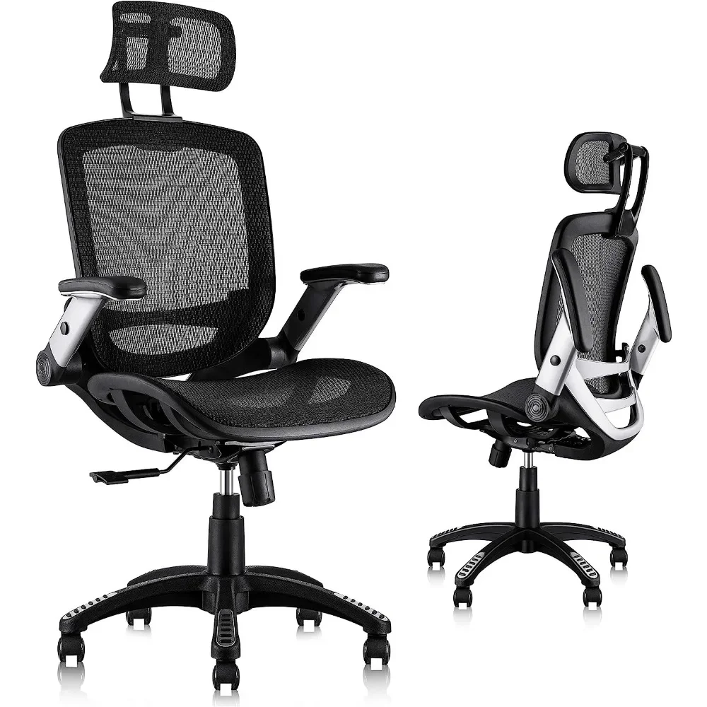 Ergonomic Mesh Office Chair, High Back Desk Chair - Adjustable Headrest with Flip-Up Arms, Tilt Function Freight free
Ergonomic Mesh Office Chair, High Back Desk Chair - Adjustable Headrest with Flip-Up Arms, Tilt Function Freight free