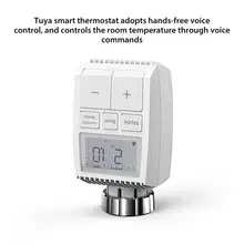 ZigBee3.0 Smart WIFI Thermostatic Radiator Valve Actuator TRV Programmable Temperature Controller Alexa Tuya Google Assistant
ZigBee3.0 Smart WIFI Thermostatic Radiator Valve Actuator TRV Programmable Temperature Controller Alexa Tuya Google Assistant