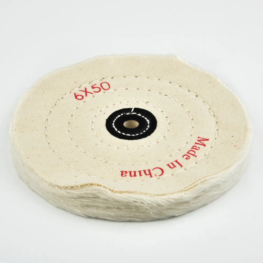 Buffing 1/2" Polishing wheel Accessory Tool Gadget 6'' Cloth Arbor Buffer Polish Grinder White Suitable
Buffing 1/2" Polishing wheel Accessory Tool Gadget 6'' Cloth Arbor Buffer Polish Grinder White Suitable