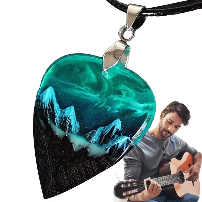 Northern Lights Guitar Pick Guitar Resin Pick Exquisite Plectrum Pendant Novelty Musician Gifts Guitar Players Retro Pendants
Northern Lights Guitar Pick Guitar Resin Pick Exquisite Plectrum Pendant Novelty Musician Gifts Guitar Players Retro Pendants