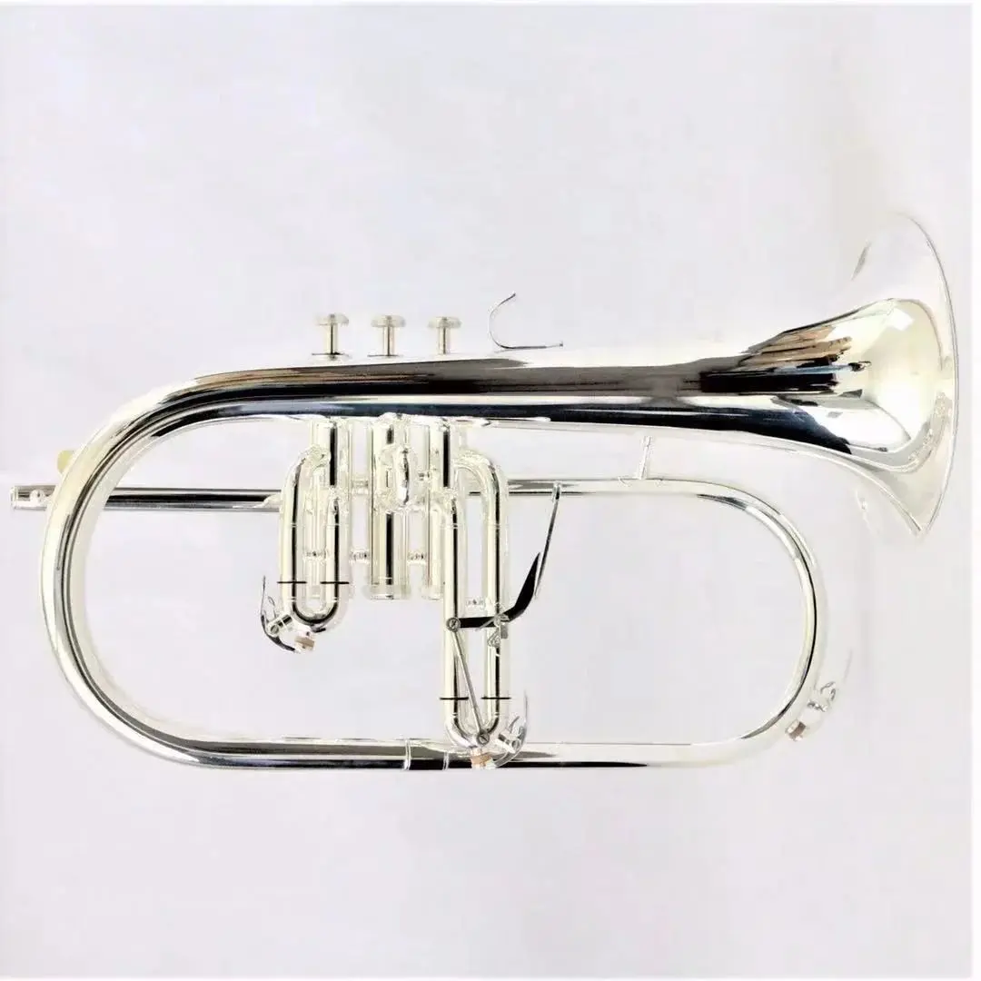 Flugelhorn trumpet high end flugelhorn professional Bb silver plated flugelhorn
Flugelhorn trumpet high end flugelhorn professional Bb silver plated flugelhorn